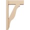 Ekena Millwork 6-in W x 18-in D x 30-in H Funston Block Rough Cedar Woodgrain TimberThane Outlooker, Primed Tan OUTUR060X18X30FST44RCPR - alternate 6